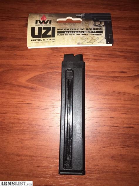 The Uzi Rifle is pricey at a suggested retail of 645, but can provide hours and hours of range time at mere pennies a round. . Walther uzi 22lr extended magazine